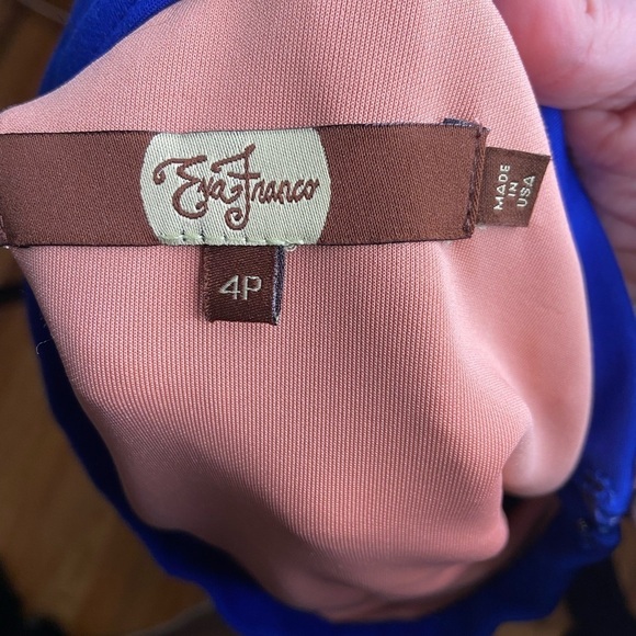 Anthropologie‎ Eva Franco Blue Albastru Skirt sz 4P - Picture 7 of 8